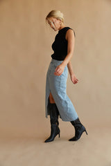Hayden Denim Midi Skirt