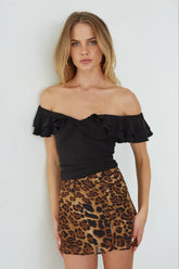 Lolita Off the Shoulder Ruffle Top