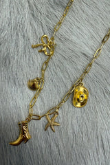 Hannah Cowgirl Charm Pendant Necklace