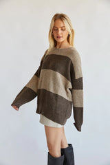 Reese Oversized Striped Sweater