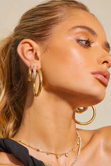 LUV AJ Amalfi Tube Hoops