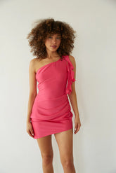 Sonia Draped One Shoulder Mini Dress