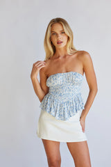 Raine Floral Smocked Tube Top