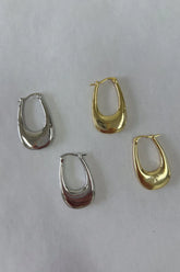 Melonie Geometric Hoop Earrings