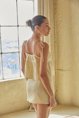 Talia Textured Mini Skirt