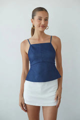 Sharen Open Back Tank Top