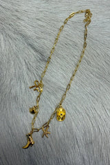 Hannah Cowgirl Charm Pendant Necklace