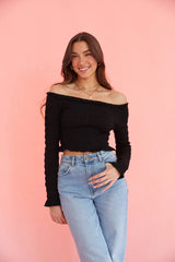 Katrina Smocked Crop Top