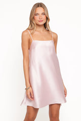 Airlie Mini Dress - Baby Pink