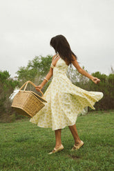 Alice Floral Halter Midi Dress