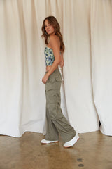 Thalia Wide Leg Cargo Pants