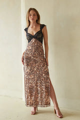 Mimi Floral Mesh Maxi Dress