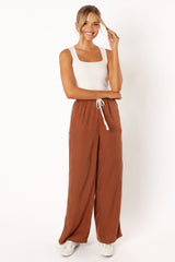 Yara Rib Knit Top - White