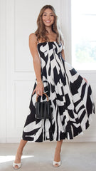 Arcan Midi Dress