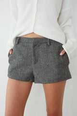 Haven Tweed Mini Shorts