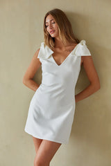 Audrey Bow Strap Mini Dress