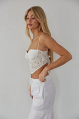 Mae Lace Crop Top