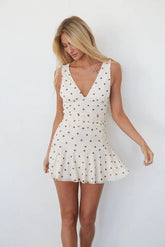Alessia Polka Dot Mini Dress