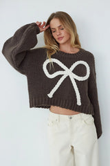 Elliana Knit Bow Sweater