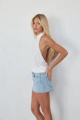 Maia Open Back Halter Top