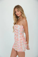 Joah Rose Applique Bodycon Mini Dress