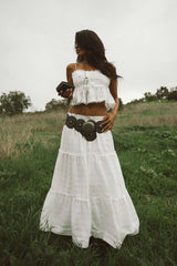 Miley Lace Tiered Maxi Skirt