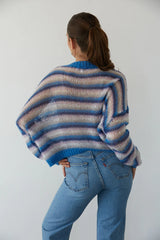 Coraline Loose Knit Striped Sweater