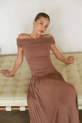 Tassia Drop Waist Maxi Dress