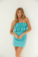Cassandra Ruffle Bodycon Mini Dress