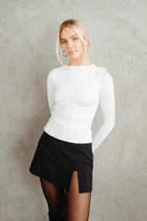 Ashley Ruched Long Sleeve Top