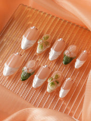 Duchess Olive 3D Floral Press-On Nails