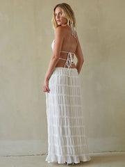 Kehlani Ruching Maxi Skirt