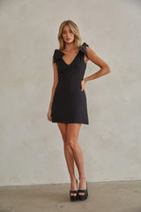 Audrey Bow Strap Mini Dress