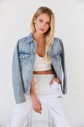 Levi's Ex-Boyfriend Trucker Denim Jacket For Real