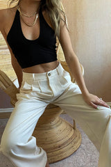 Amber Keyhole Halter Top