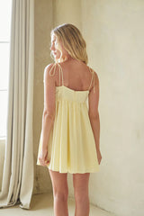 Bebe Button-Up Bow Mini Dress