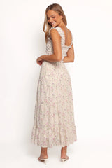 Amberlyn Maxi Skirt - Pink Floral