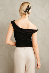 Simone Asymmetrical Twist Top