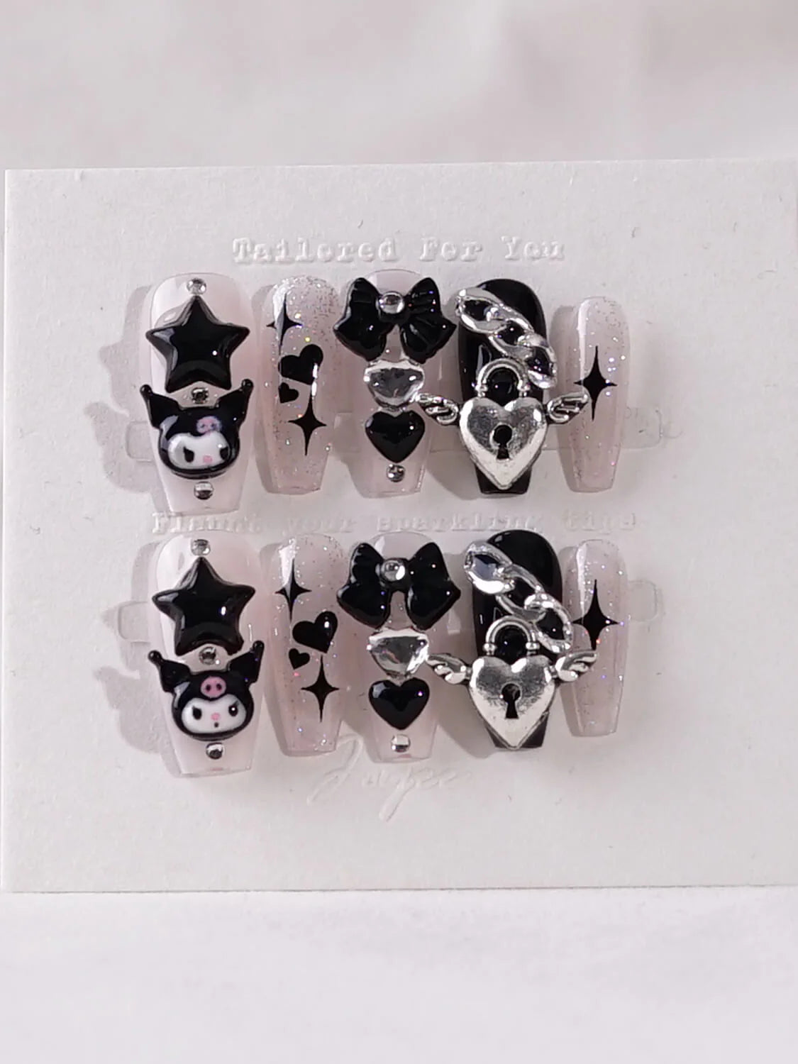 Kuromi Nail Designs YOLO | Ready to ship