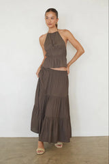 Hope Tiered Maxi Skirt