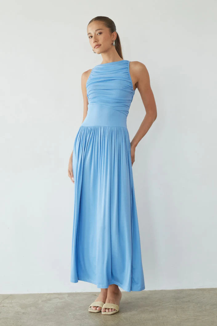 Breana Ruched Maxi Dress