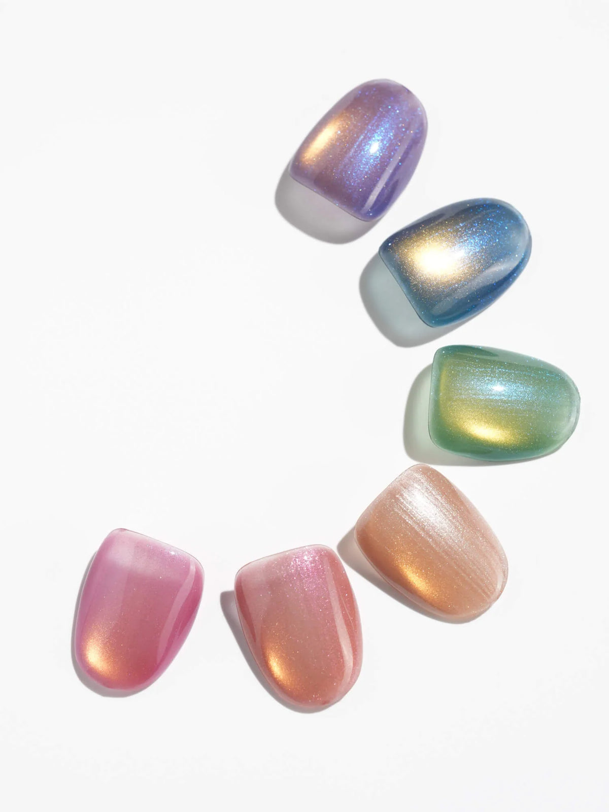 Cat eye glass nails - Pure Edition