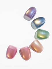 Cat eye glass nails - Pure Edition