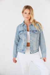 Levi's Ex-Boyfriend Trucker Denim Jacket For Real