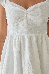 Ashlyn Sweetheart Ruffle Mini Dress