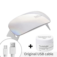 UV Lamp and Solid Nail Glue