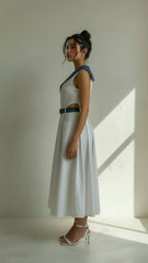 Althea Denim Midi Dress