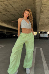 Shi Drawstring Parachute Pants