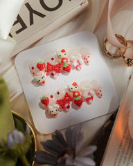 Red Kitty Nails Berry Darling