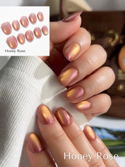 Cat eye glass nails - Pure Edition